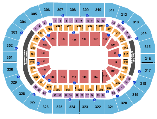 Paycom Center Monster Jam Seating Chart